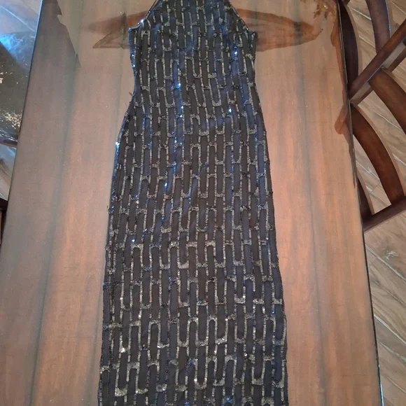 Vintage Sequined Gown - Picture 4 of 12